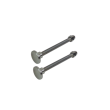 Kit de fixation simple traversant pour support tube inox ø40mm