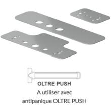 Kit de plaques pour  remplacer un antipanique avec oltre push