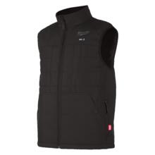 Veste chauffante noire sans manche ripstop m12 hpvbl2-0