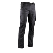 Pantalon de travail vulcain gris sombre/ noir