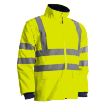 Parka multicouches kanata 4/1 jaune/marine