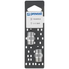 Mamelon double filetage male conique - a2