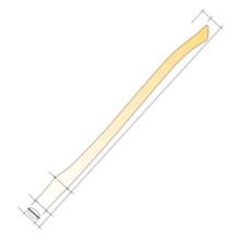 Manche de hache canadienne leborgne d 60x20 90 cm frene vernis