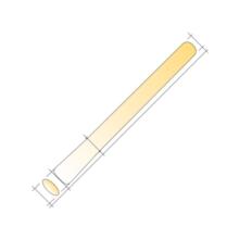 Manche de marteau coffreur bois 1er choix oeil 39x27 l. 37,5 cm