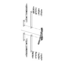 Manoeuvre de fermeture pour semi-fixe double gorge