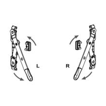 Manoeuvre de fermeture pour semi-fixe double gorge