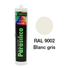 Mastic silicone prestige colour ton blanc cart300ml