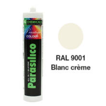 Mastic silicone prestige colour ton blanc cart300ml