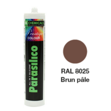 Mastic silicone prestige colour ton brun cart300ml