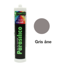 Mastic silicone prestige colour ton gris cart300ml