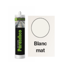 Mastic silicone prestige mat blanc cart300ml