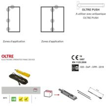 Moteur pour barre antipanique oltre
