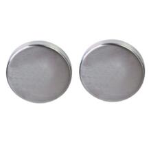 Paire de rosaces rondes "elsa" inox 304