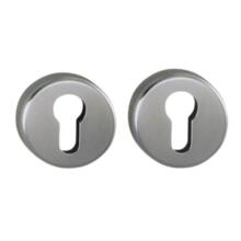 Paire de rosaces rondes "elsa" inox 304