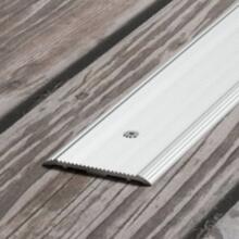 Plat de marche perce alu naturel 55mm/3m