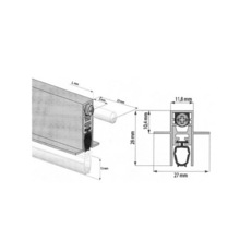 Plinthe à ailette pvc