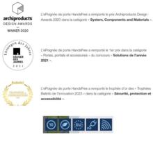 Poignée battante simple handsfree