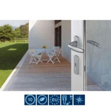 Poignée de porte-fenêtre  new-york à clé saillie  normale