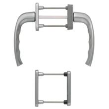 Poignée de porte-fenêtre  new-york à clé saillie  normale