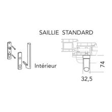 Poignée intérieure hs 300 montage double