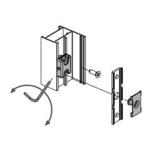 Point de fermeture sécurité avec guide