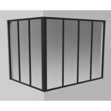 Poteau d'angle pour verrière v30