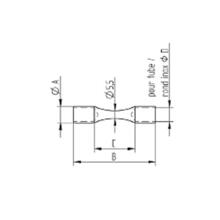Raccord pour lisse de garde corps inox 304