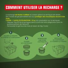 Recharge attractif piège anti-moustique