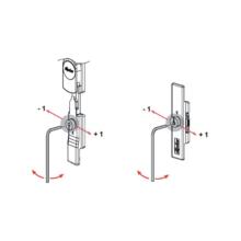 Renvoi d'angle avec points de fermeture pour of