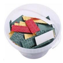 Seau de 400 cales de vitrage 24mm panachées