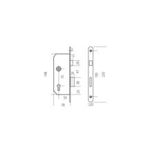 Serrure à larder 1/2 t - monomax nf