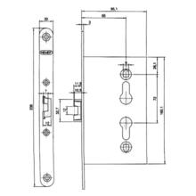 Serrure de garage 1 point