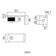 Supports inox 304