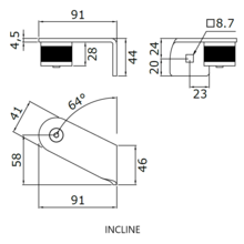 Supports inox 304