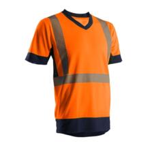 T-shirt kyrio hi-viz orange/marine