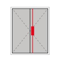 Tringle crémone 2500mm