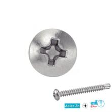 Vis autoperceuse tc philips zinc blanc