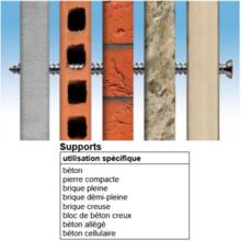 Vis béton tête fraisée