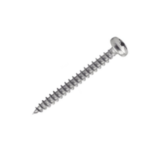 Vis bois inox tête ronde pozi