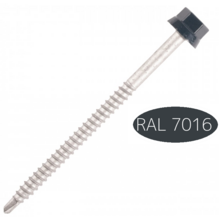 Vis fixation bac acier sur bois ral 7016