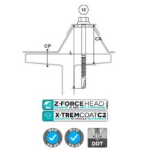 Vis fixation bac acier sur fer - i ral 7016