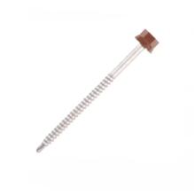 Vis fixation bac acier sur fer - z ral 8012