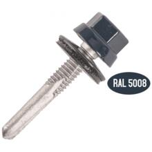 Vis fixation placage bac acier sur fer i