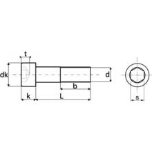 Vis métaux chc 6 pans creux inox 