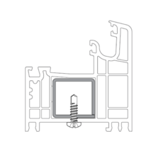 Vis pvc bombée fd1