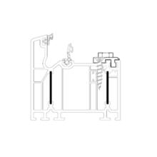 Vis pvc tête fraisée  se simple filet