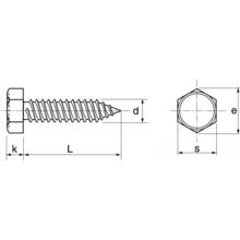 Vis tôle th inox